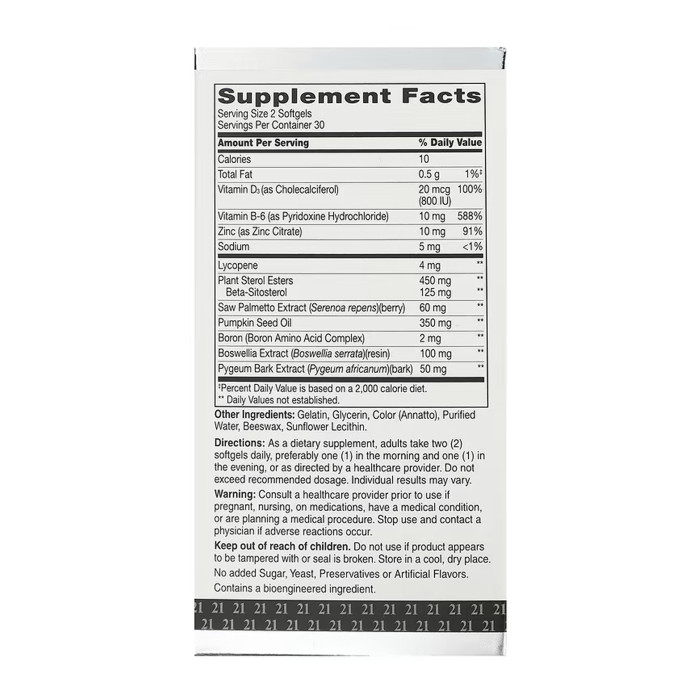 Prostate Health - 60 softgels