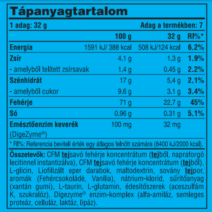 Compact Magic Whey Protein - 224g White Chocolate with Strawberry Pieces