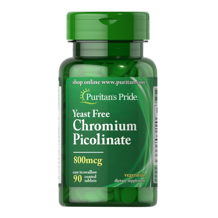 Chromium Picolinate 800mcg - 90tab — офіційна ціна та характеристики