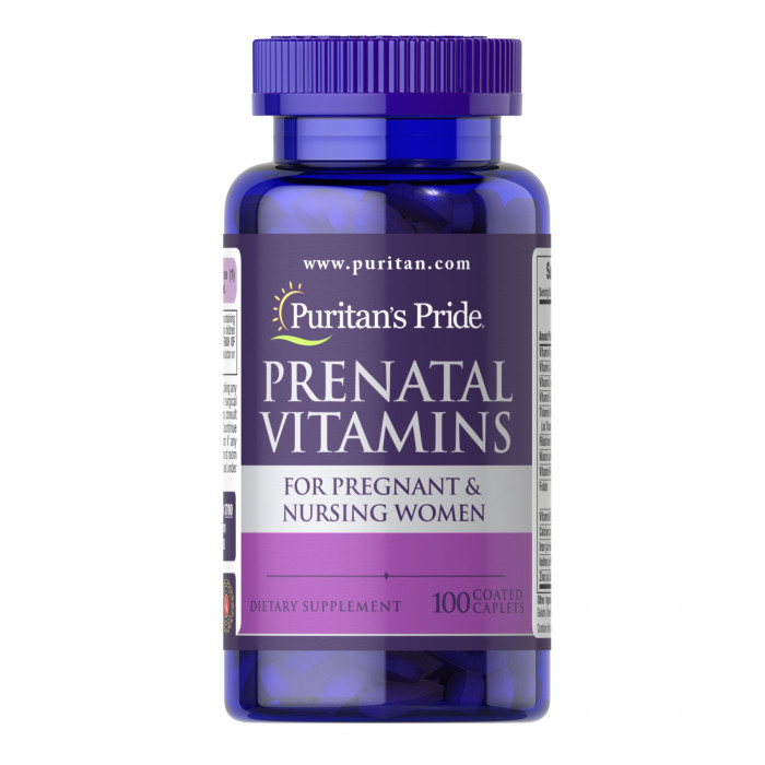Prenatal Vitamins - 100 Caplets — офіційна ціна та характеристики