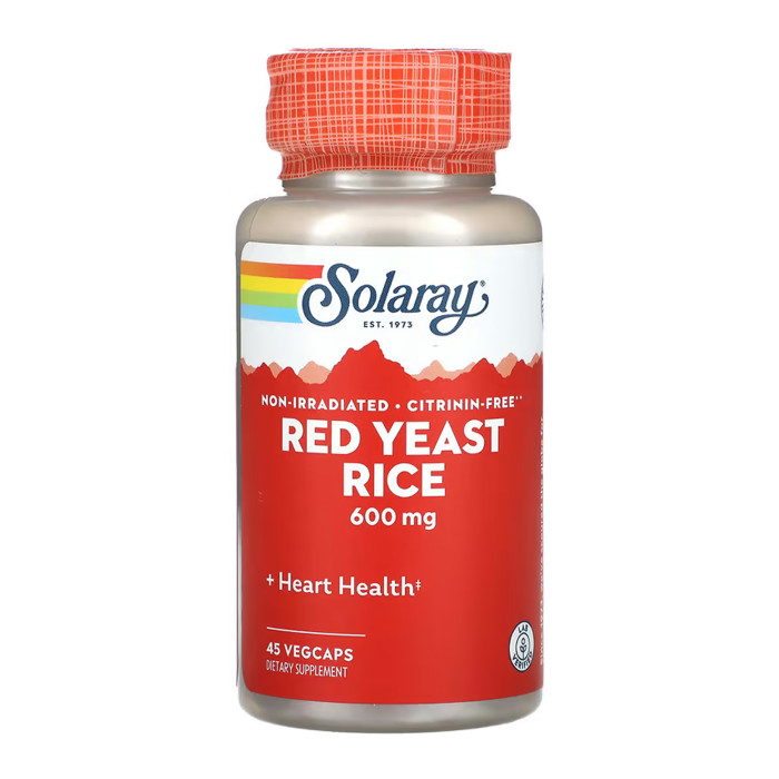 Red Yeast Rice 600mg - 45 vcaps