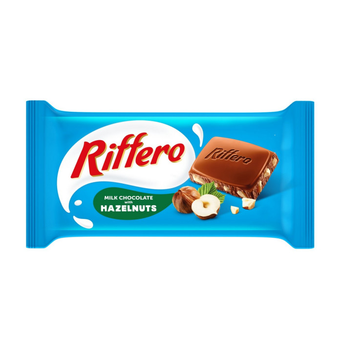 Riffero - 75g Milk Chocolate with Haselnuts — офіційна ціна та характеристики