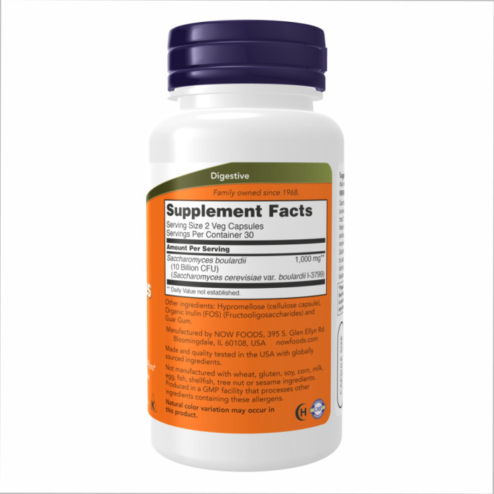 Saccharomyces Boulardii - 60veg caps (До 10.26+Пошкоджені капсули)