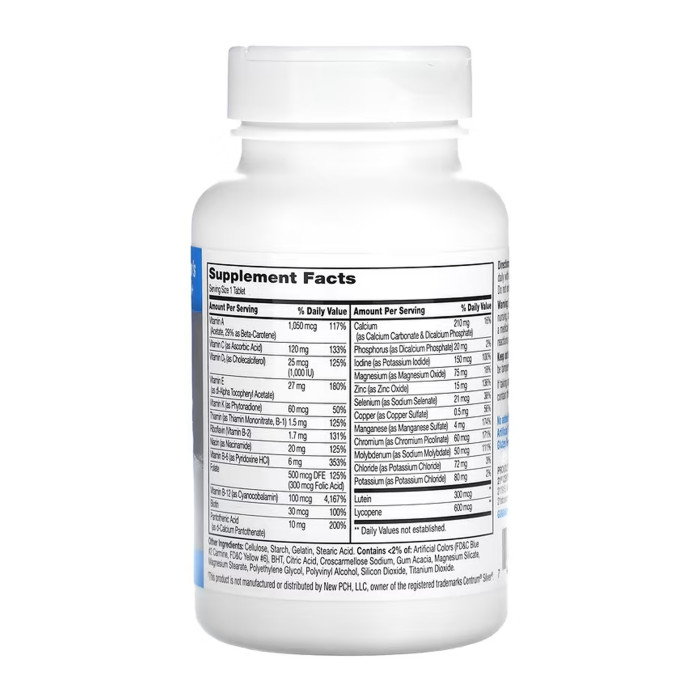 Sentry Senior Men 50+ - 100 tabs — офіційна ціна та характеристики