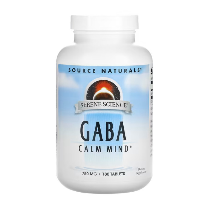 Serene Science® GABA 750 mg - 180 tabs — офіційна ціна та характеристики