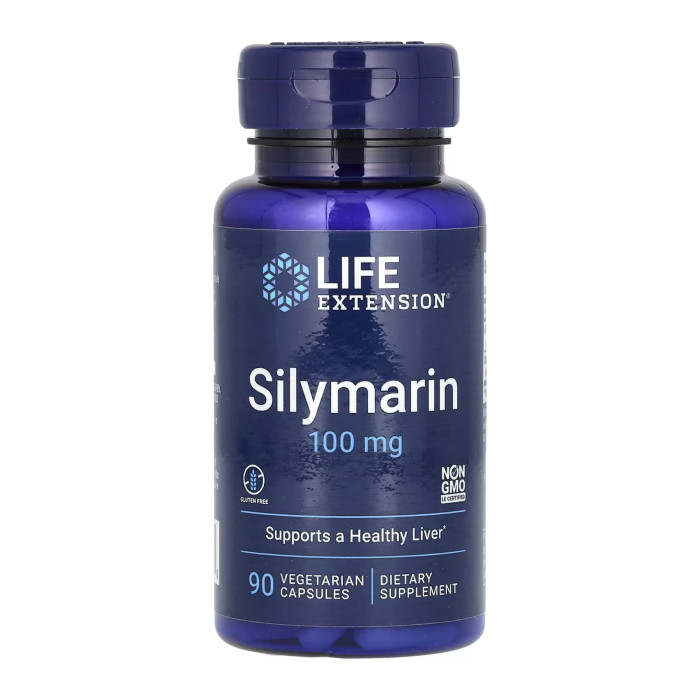 Silymarin	100 mg - 90 veg caps — офіційна ціна та характеристики