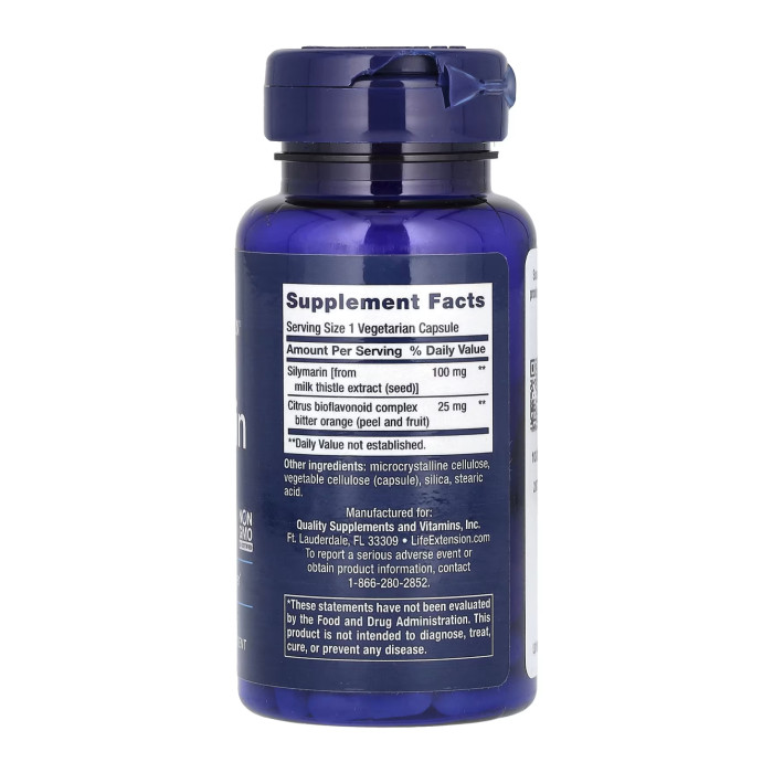 Silymarin	100 mg - 90 veg caps — офіційна ціна та характеристики