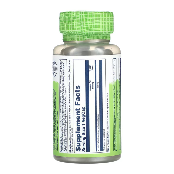 St. John's Wort Aerial 325mg - 100 vcaps