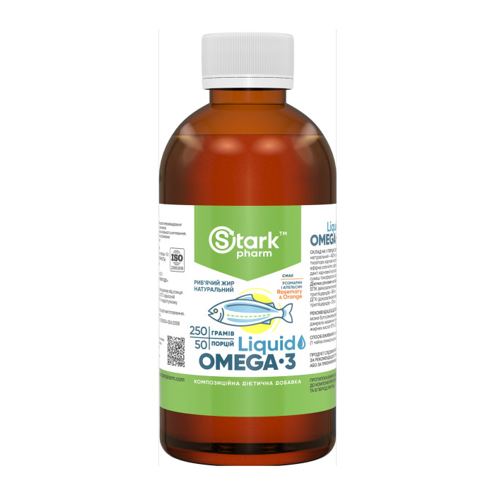 Stark Omega-3 - 250g Liquid Rasemary Orange — офіційна ціна та характеристики
