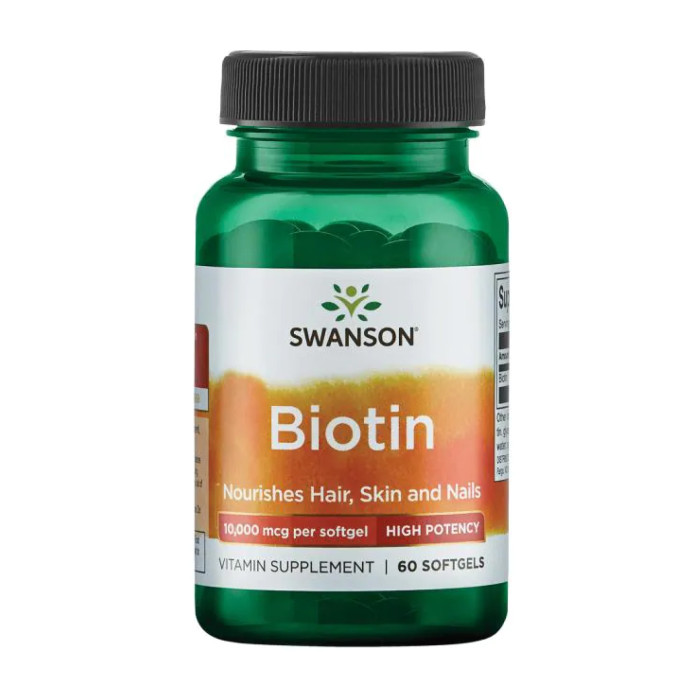 Biotin High Potency 10,000 mcg - 60sgels — офіційна ціна та характеристики