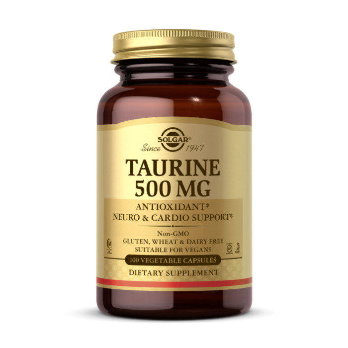 Taurine 500mg - 100 vcaps — офіційна ціна та характеристики