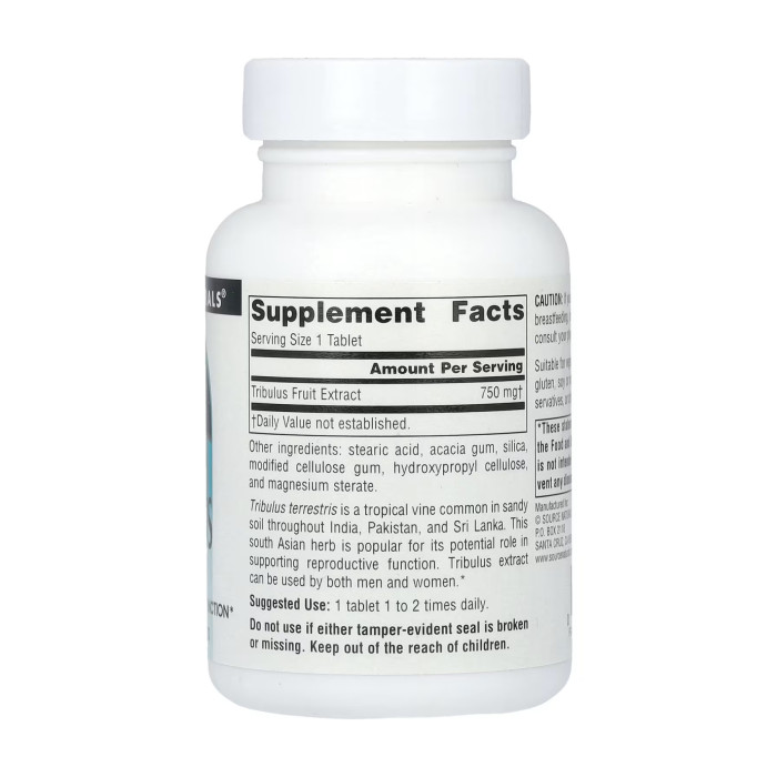 Tribulus Extract 750mg - 60 tabs — офіційна ціна та характеристики