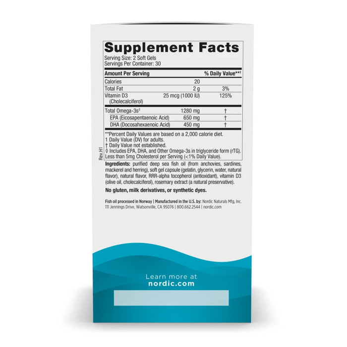 Ultimate Omega-D3 - 120 softgels