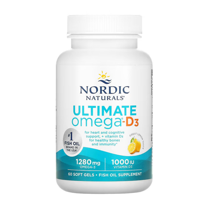 Ultimate Omega-D3 - 60 softgels — офіційна ціна та характеристики