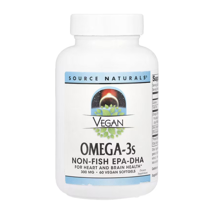 Vegan Omega-3s EPA-DHA 300mg - 60 softgels — офіційна ціна та характеристики