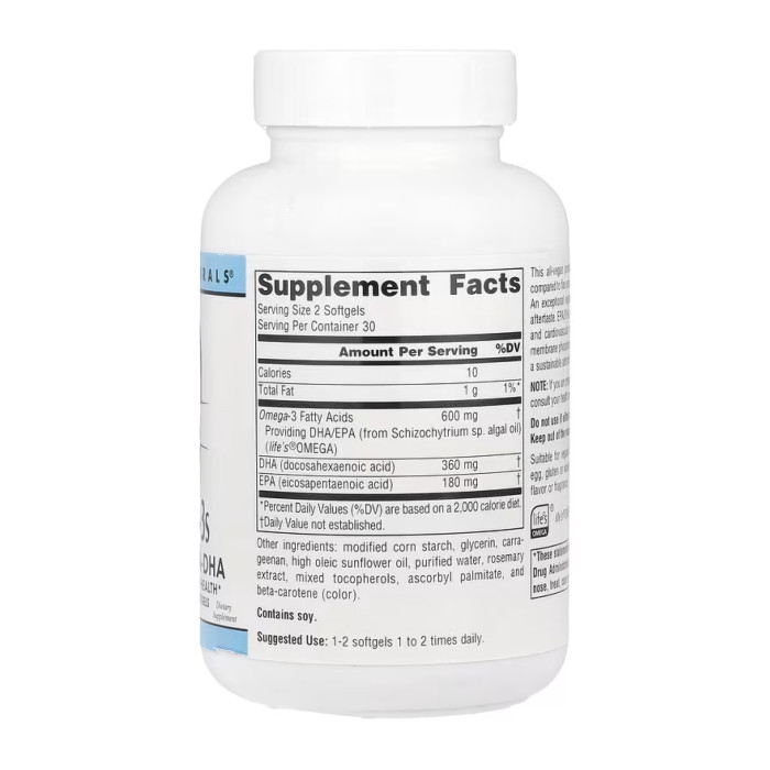 Vegan Omega-3s EPA-DHA 300mg - 60 softgels — офіційна ціна та характеристики