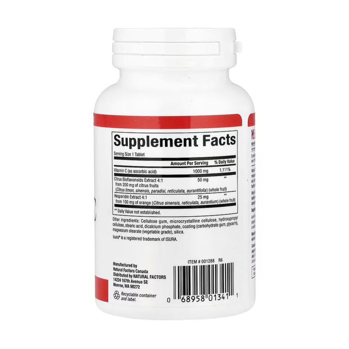 Vitamin C 1000mg - 90 tabs — офіційна ціна та характеристики