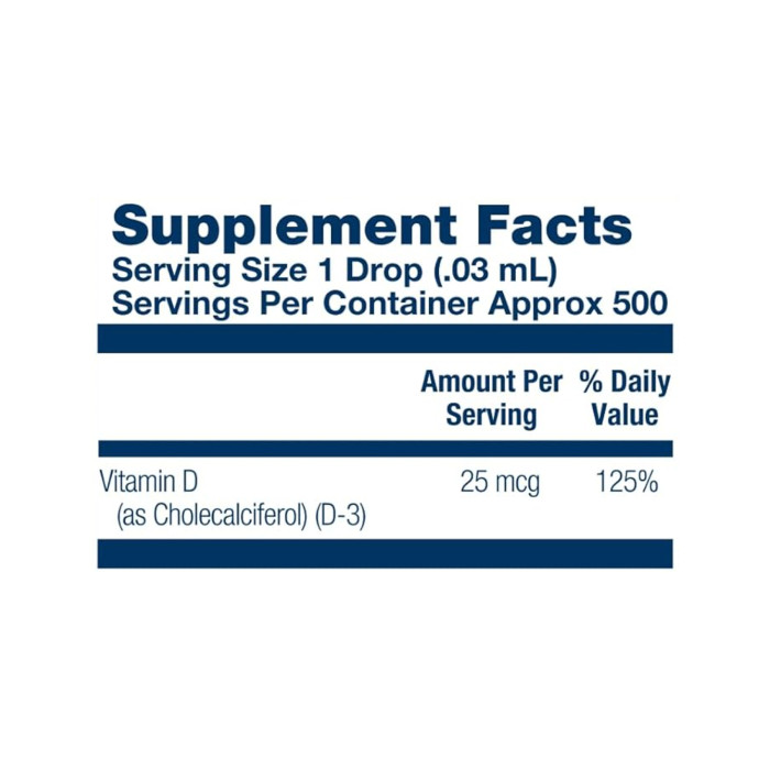 Vitamin D-3 25mcg - 14.8 ml — офіційна ціна та характеристики