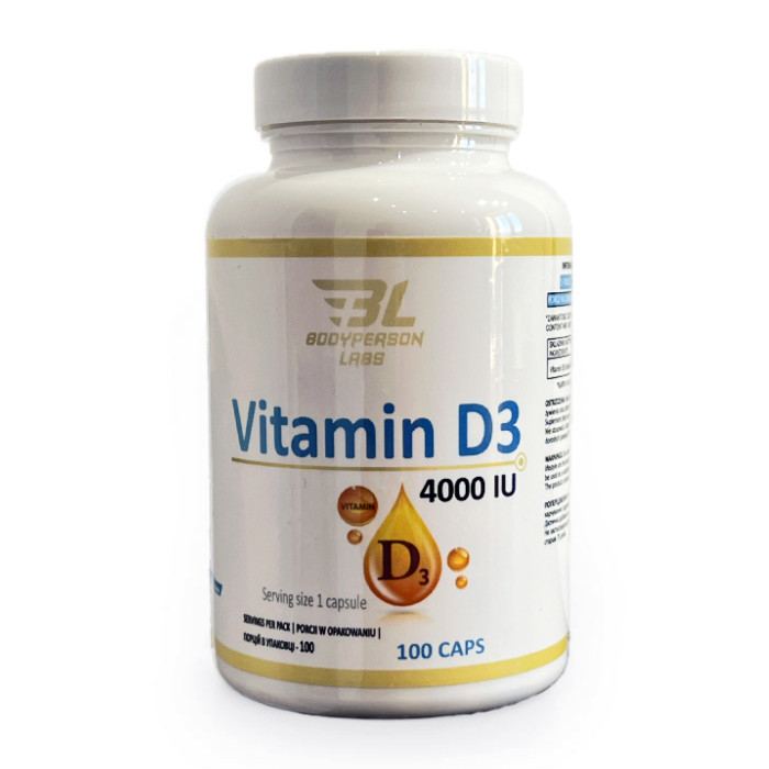 Vitamin D3 4000iu - 100 caps — офіційна ціна та характеристики