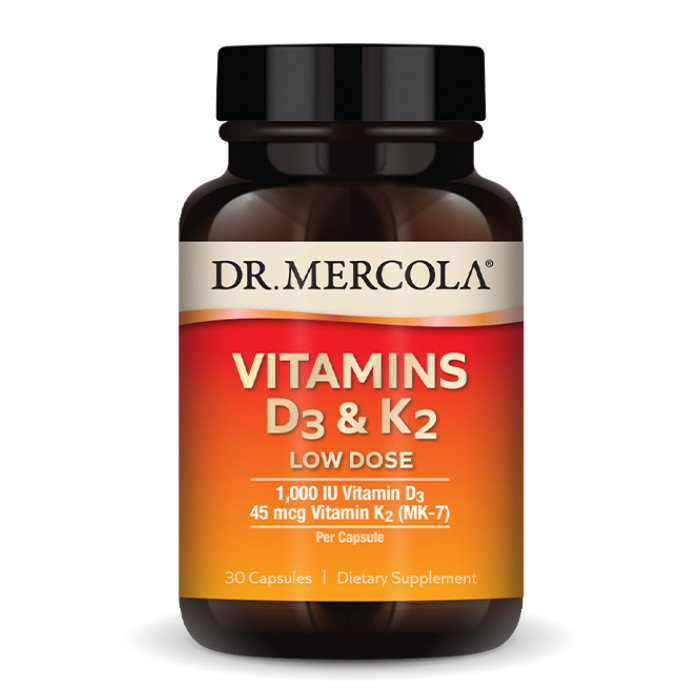 Vitamins D3 & K2 Low Dose - 30 caps — офіційна ціна та характеристики
