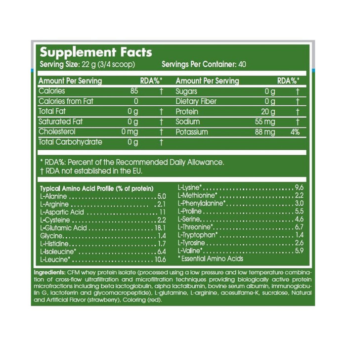 100% Whey Isolate - 700g Salted Caramel