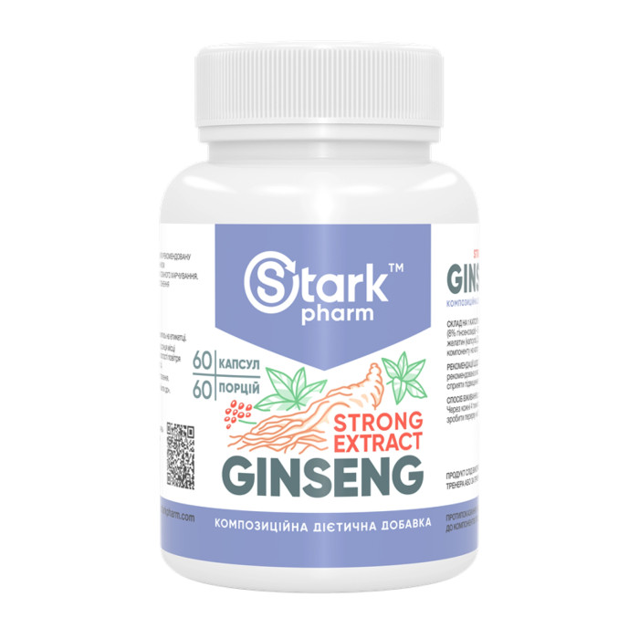 Ginseng Strong Extract - 60 caps — офіційна ціна та характеристики