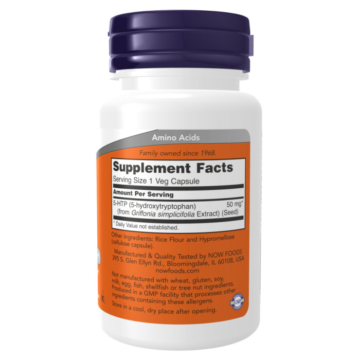 5-HTP 50mg - 30 vcaps (Пошкоджена банка)