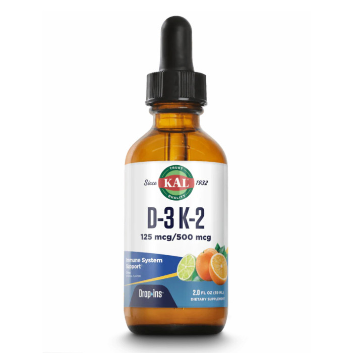 D3 K2 DropIns 125mcg - 2 oz Citrus — офіційна ціна та характеристики