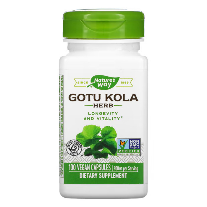 Gotu Kola Herb - 100 vcaps — офіційна ціна та характеристики