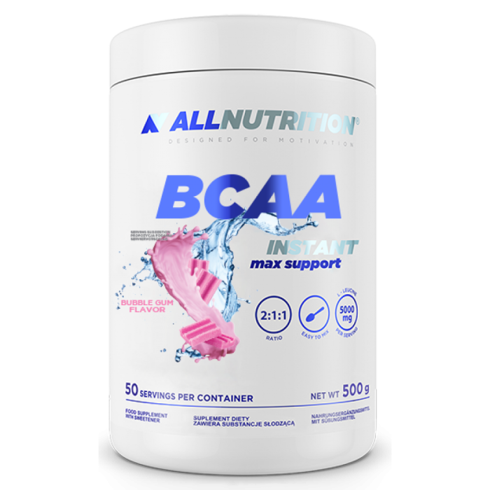 BCAA Max Support Instant - 500g Bubble Gum — офіційна ціна та характеристики