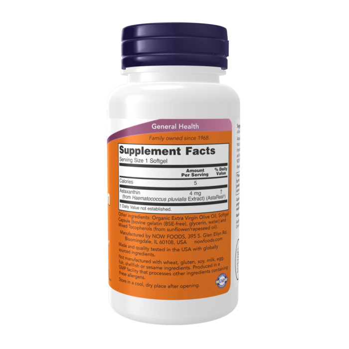 Astaxanthin 4 mg - 90 softgels — офіційна ціна та характеристики