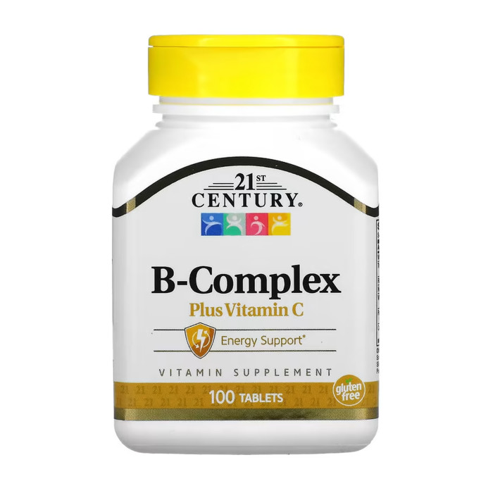 B Complex plus Vitamin C - 100 tabs — офіційна ціна та характеристики