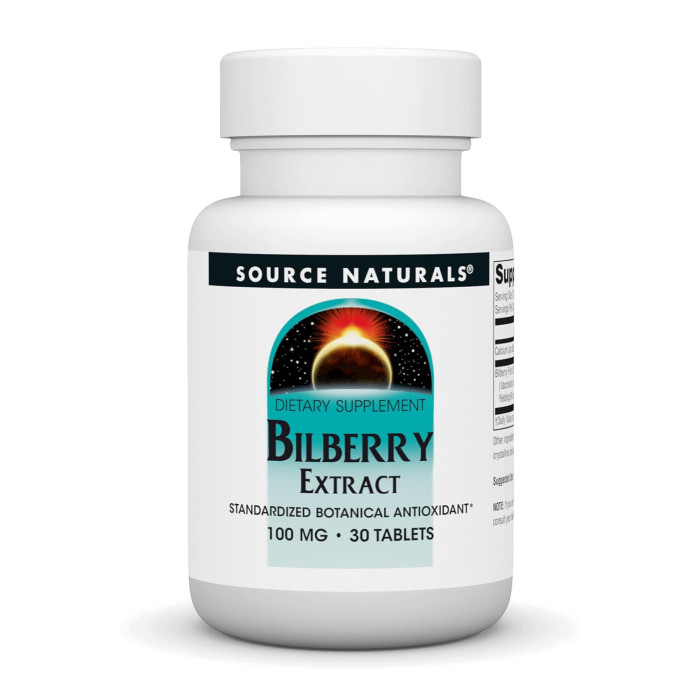 Bilberry Extract 100 mg - 30 tabs — офіційна ціна та характеристики