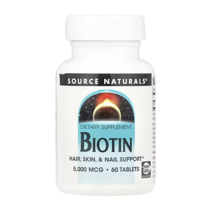 Biotin 5000mcg - 60 tabs — офіційна ціна та характеристики