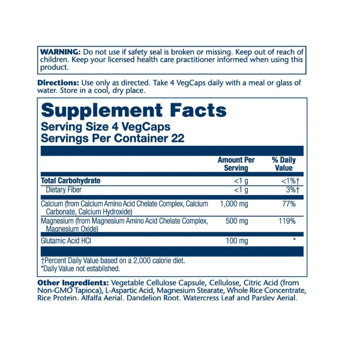 Calcium & Magnesium, AAC 2:1 - 90 caps — офіційна ціна та характеристики