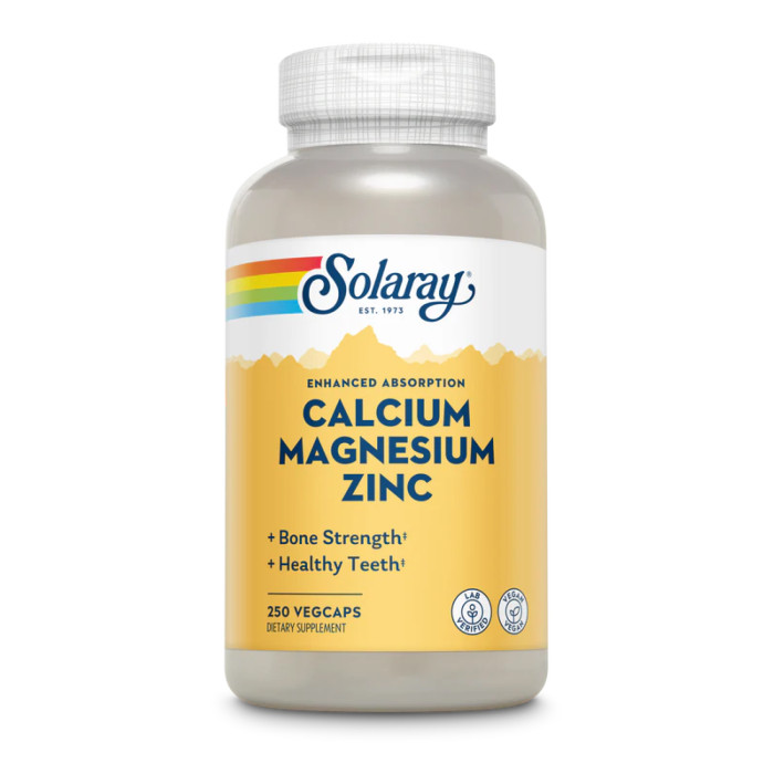 Calcium Magnesium Zinc - 250 vcaps — офіційна ціна та характеристики