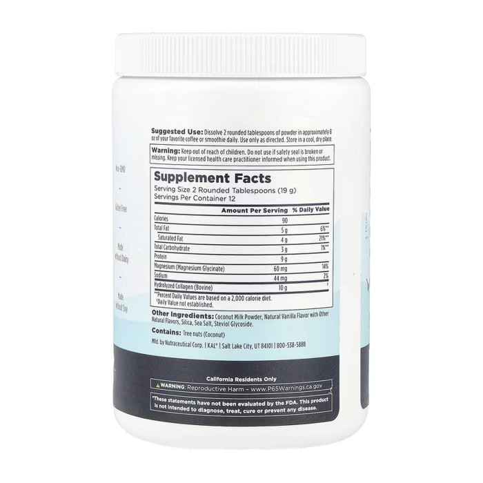 Collagen Creamer with Magnesium Glycinate - 228g