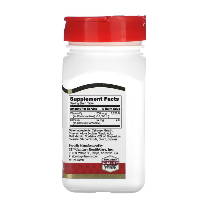 D3 250 mcg (10,000 IU) - 110 tabs — офіційна ціна та характеристики