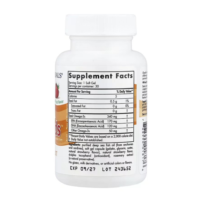 Daily Omega Kids - 30 softgels Natural Fruit (Пошкоджена банка)