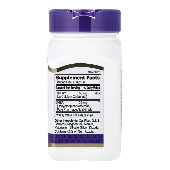 DHEA 25 mg - 90 caps — офіційна ціна та характеристики