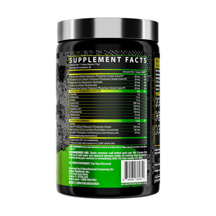 EAA Hydration - 30srv Lemon Lime — офіційна ціна та характеристики