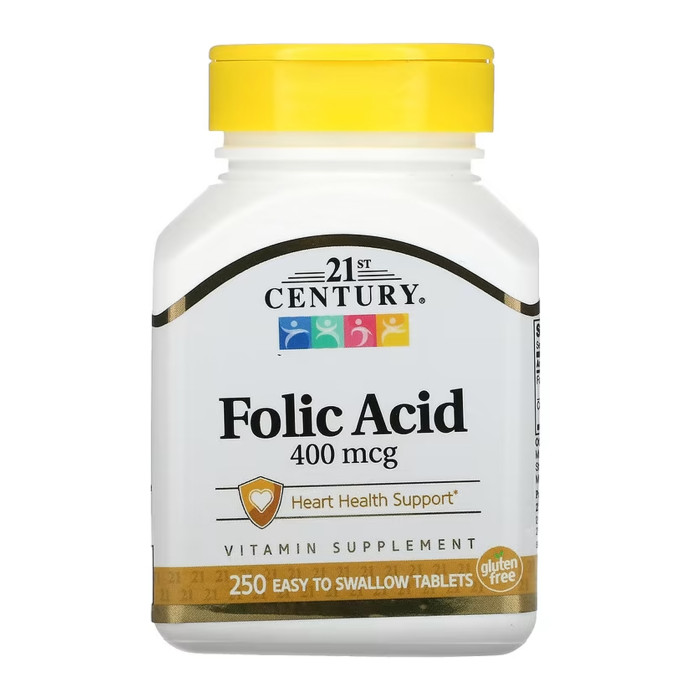 Folic Acid 400 mcg - 250 tabs — офіційна ціна та характеристики
