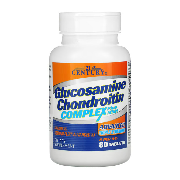 Glucosamine Chondroitin Complex Triple - 80 tabs — офіційна ціна та характеристики