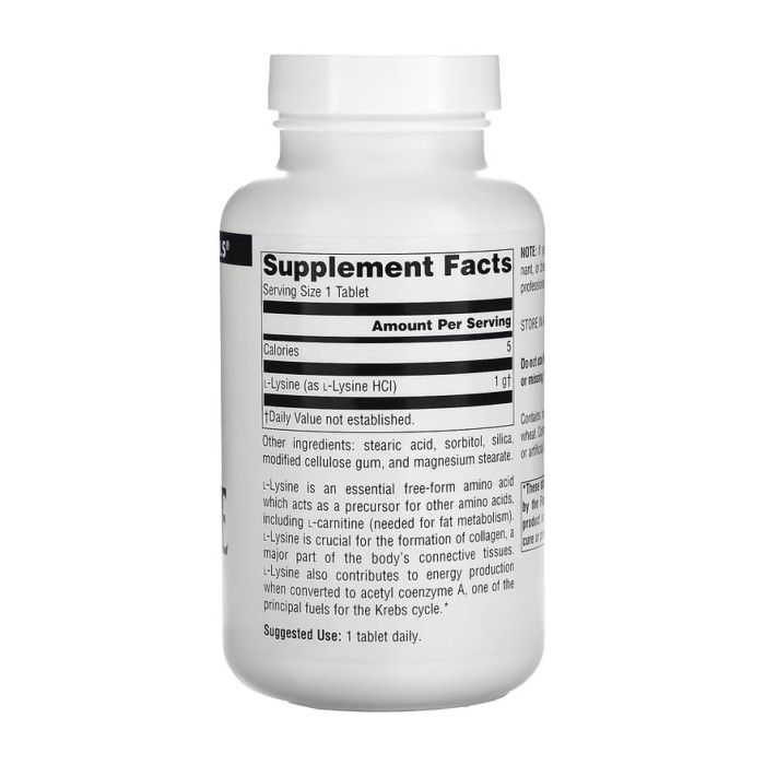 L-Lysine 1000mg - 100 tabs — офіційна ціна та характеристики