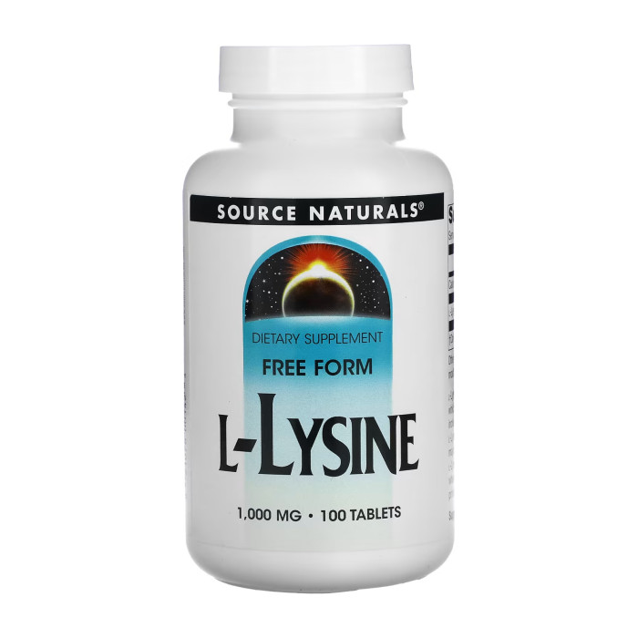 L-Lysine 1000mg - 100 tabs — офіційна ціна та характеристики