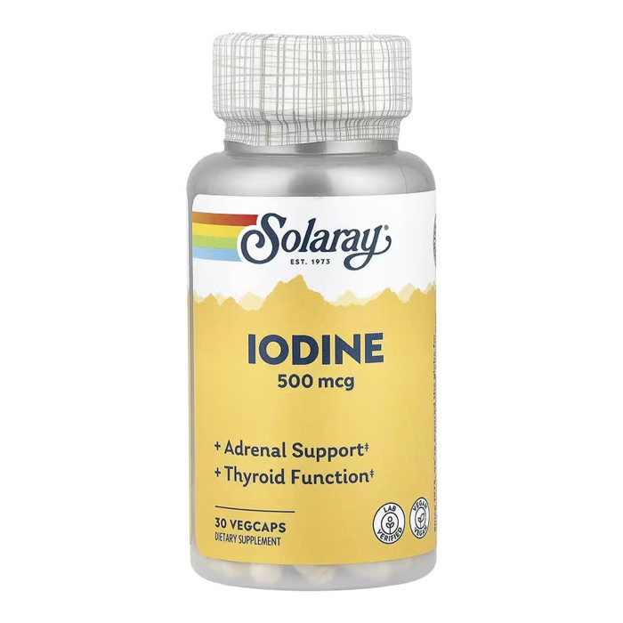 Iodine 500mcg - 30 vcaps — офіційна ціна та характеристики