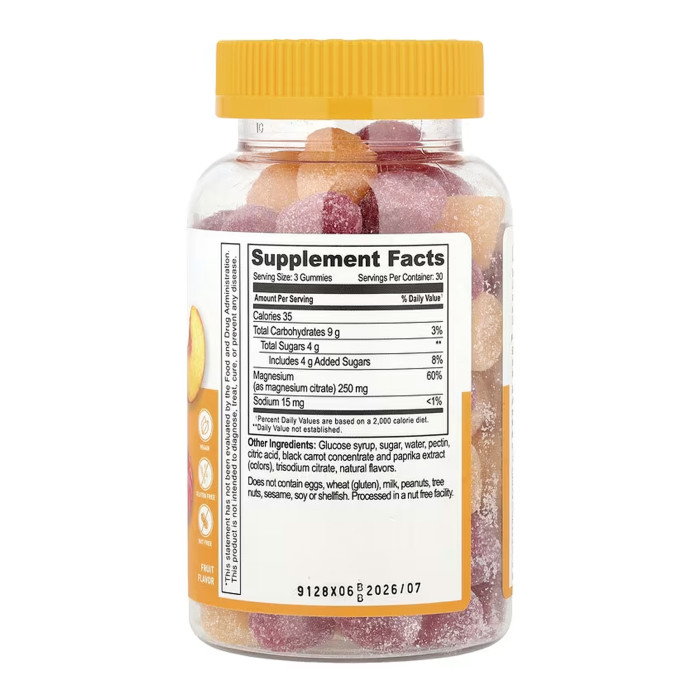Magnesium Citrate 250mg Adult - 90 gummies — офіційна ціна та характеристики