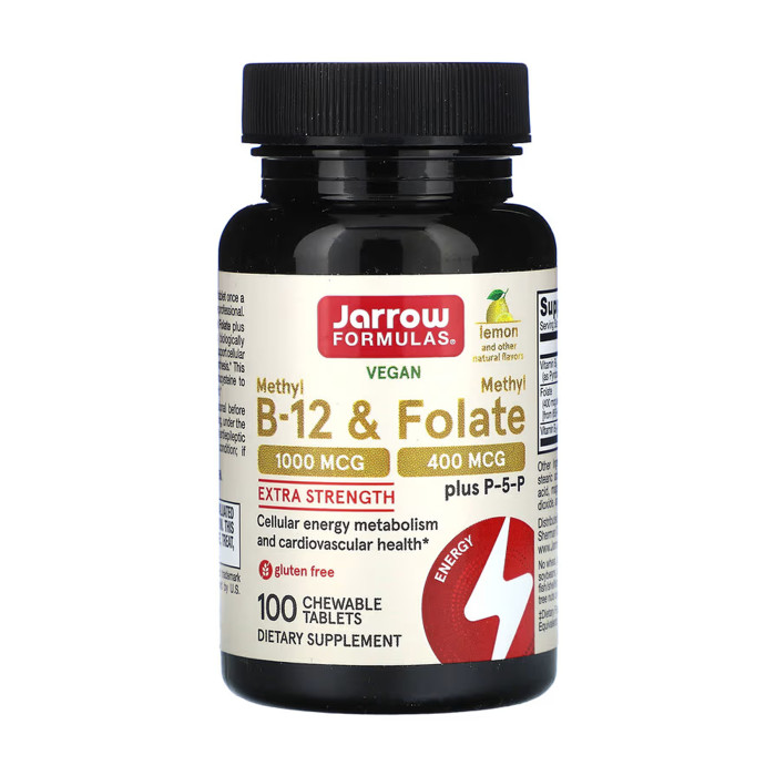 Methyl B-12 & Methyl Folate - 100 tabs — офіційна ціна та характеристики