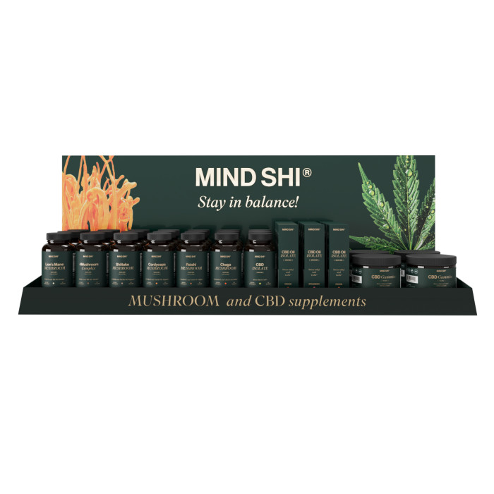 Display Stand Mushroom and CBD supplements — офіційна ціна та характеристики