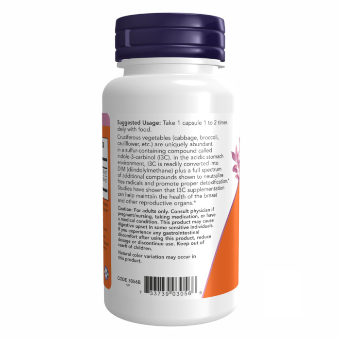 Indole-3-Carbinol (I3C) 200 mg - 60 vcaps — офіційна ціна та характеристики